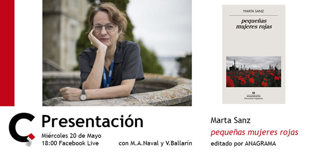 Marta Sanz presenta Pequeñas mujeres rojas en facebook de Cálamo